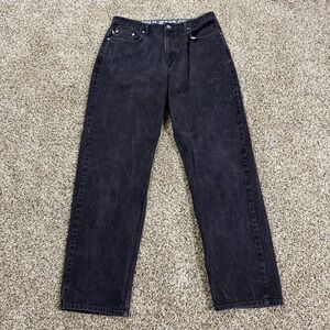 Vintage Polo Jeans Co RL1 Jeans Mens 34x34 Black Denim Straight Leg 90s Y2K